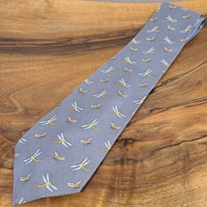 Tiffany & Co Dragonfly Silk Tie